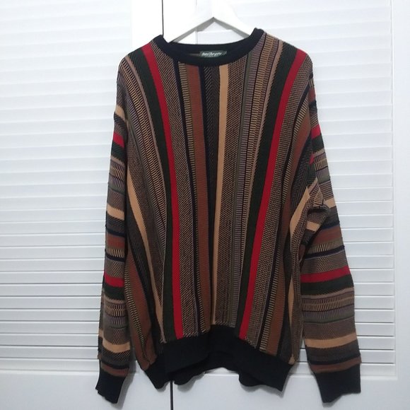 Norm Thompson Other - Norm Thompson Vintage Vertical Stripe Knit Sweater